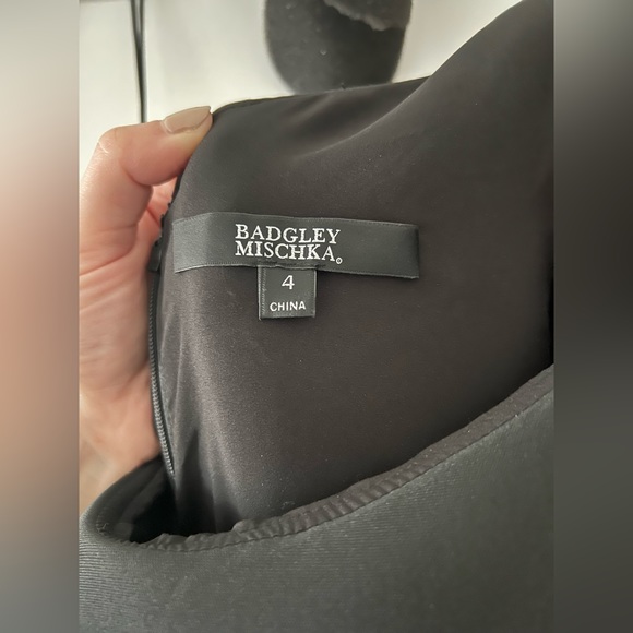 Badgley Mischka Asymmetric Rosette Jumpsuit - Picture 3 of 3